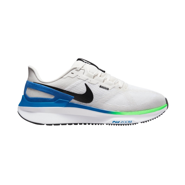Men's Structured Running Shoes Nike Air Zoom Structure 25  White/Black/Platinum Tint/Star Blue DJ7883104