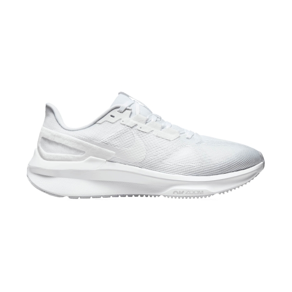 Zapatillas Running Neutras Hombre Nike Air Zoom Structure 25  White/Pure Platinum DJ7883105