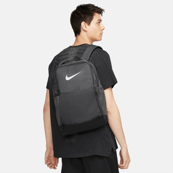 Nike Brasilia 9.5 Medium Backpack - Iron Grey/Black/White