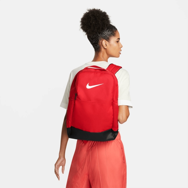 Nike Brasilia 9.5 Mochila Media - University Red/Black/White