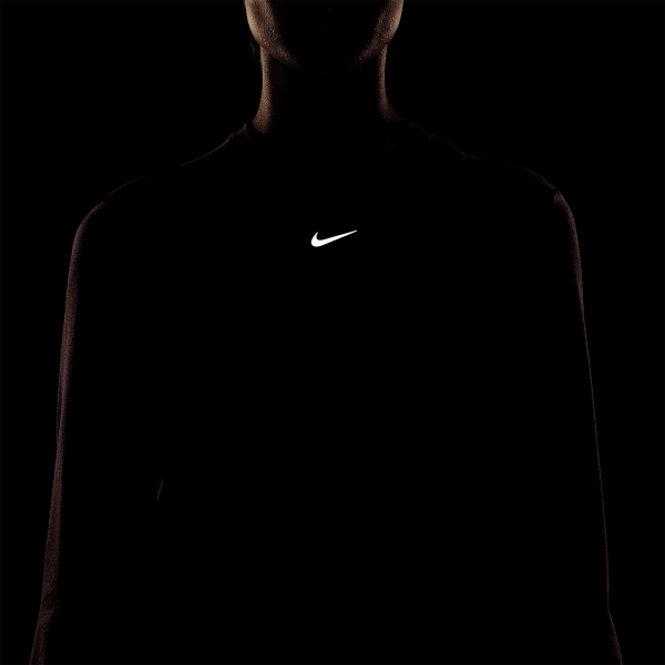 Nike Dri-FIT Swift Element UV Shirt - Burgundy Crush/Reflective Silver