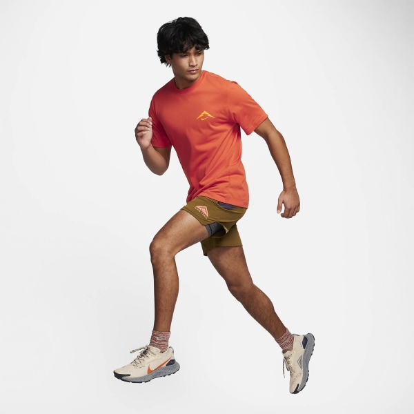 Nike Dri-FIT Trail Camiseta - Cosmic Clay