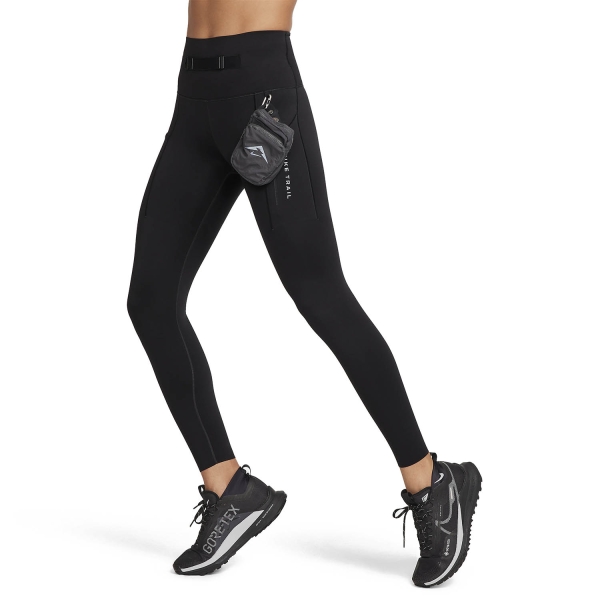 Women's Running Tights Nike Go Trail 7/8 Tights  Black/Dark Smoke Grey FN2664010