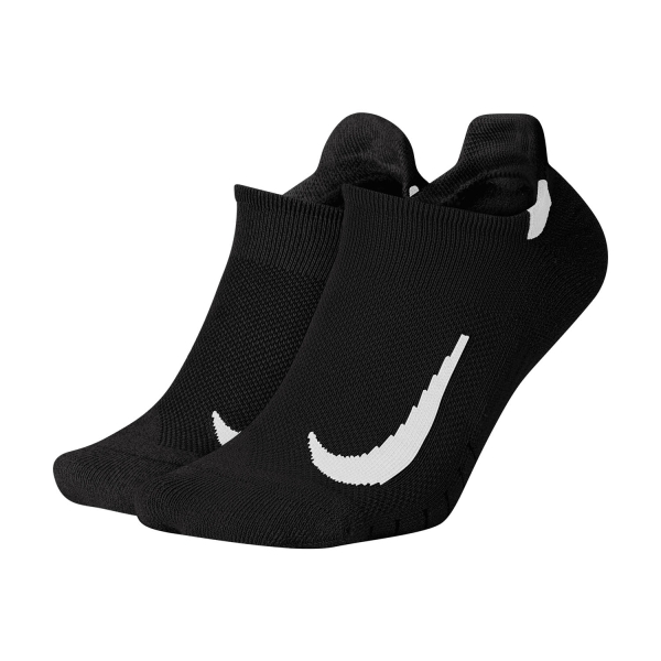Running Socks Nike Multiplier x 2 Socks  Black/White SX7554010