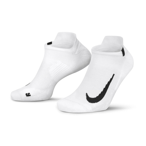 Running Socks Nike Multiplier x 2 Socks  White/Black SX7554100
