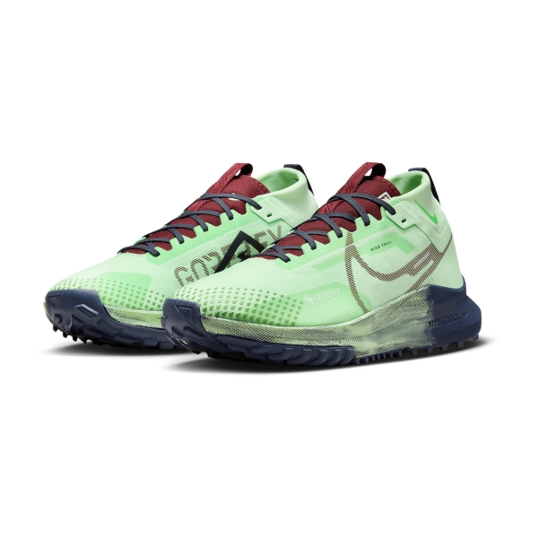 Nike React Pegasus Trail 4 GTX - Vapor Green/Dark Team Red/Thunder Blue