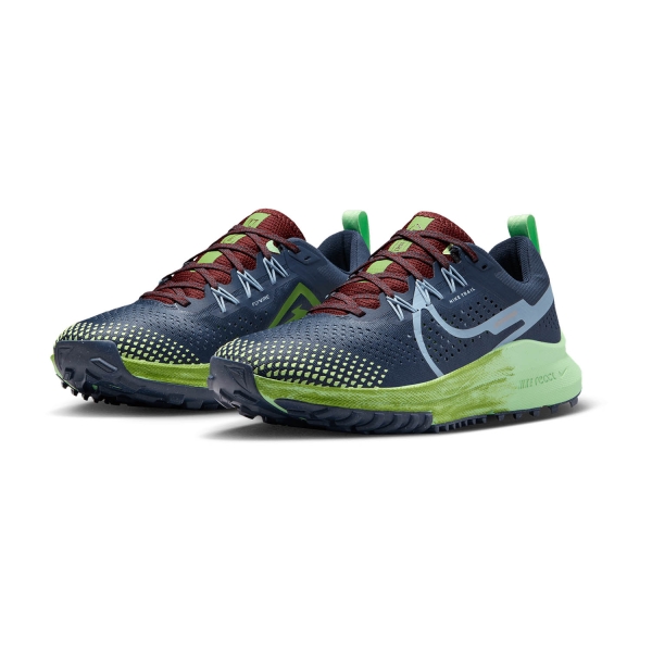 Nike React Pegasus Trail 4 - Thunder Blue/Light Armony Blue/Chlorophyll