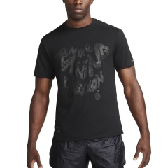 Nike Rise 365 Camiseta - Black/Reflective Black