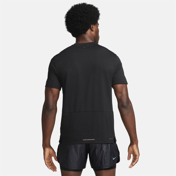 Nike Rise 365 T-Shirt - Black/Reflective Black