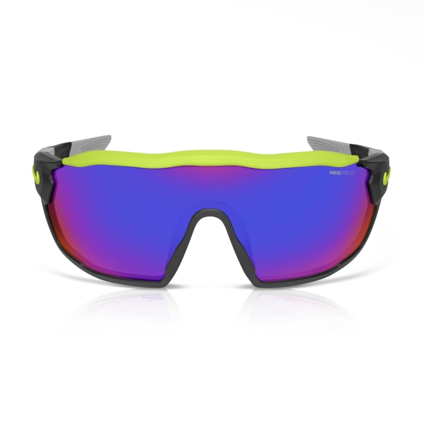Running Sunglasses Nike Show X Rush Elite Sunglasses  Matte Black/Field Tint NKDZ7369010
