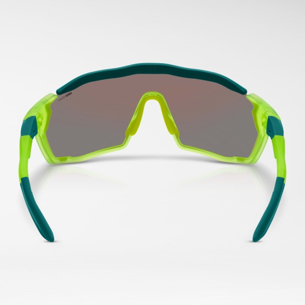 Nike Show X Rush Road Sunglasses - Matte Volt/Chrome Mirror