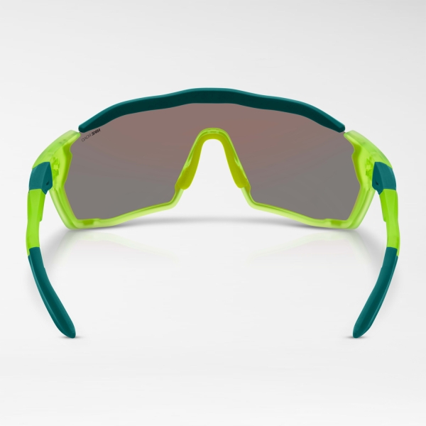 Nike Show X Rush Road Gafas de sol - Matte Volt/Chrome Mirror