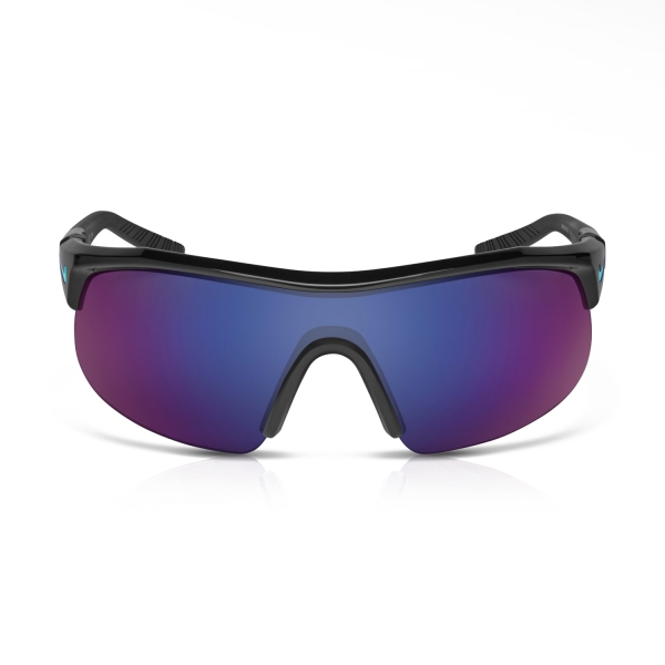 Running Sunglasses Nike Show X1 Sunglasses  Black/Blue Mirror NKDX6520010
