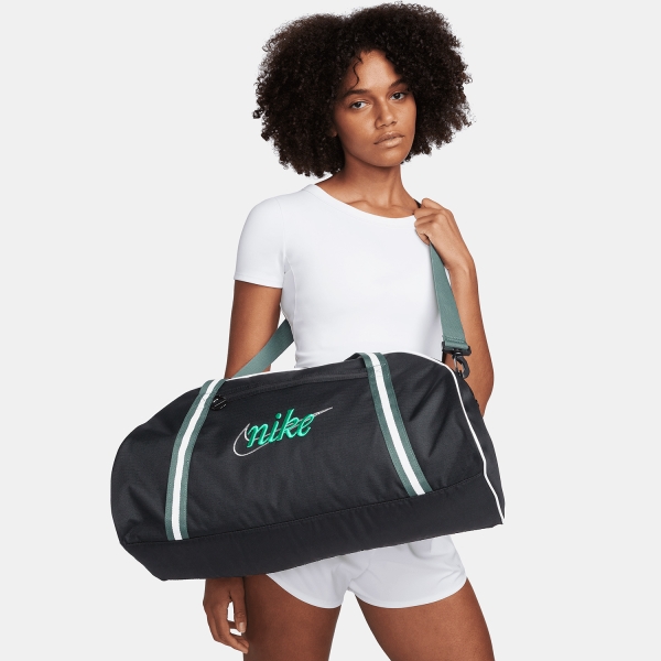 Nike Swoosh Club Bolso - Black/Vintage Green/Stadium Green