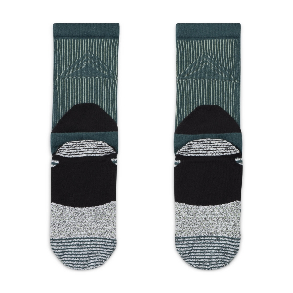 Nike Trail Crew Socks - Deep Jungle/Black/Reflective Silver