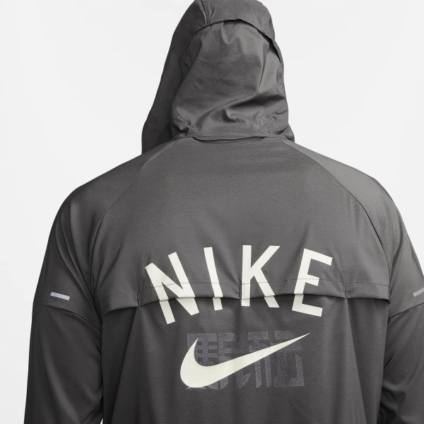 Nike Repel Windrunner Ekiden Jacket - Medium Ash/Light Bone