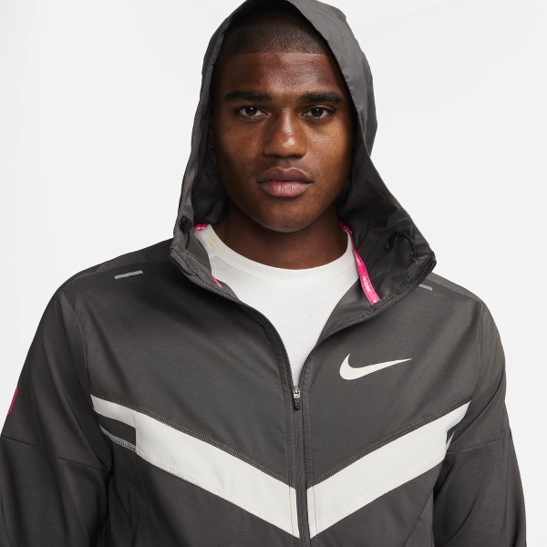 Nike Repel Windrunner Ekiden Chaqueta - Medium Ash/Light Bone