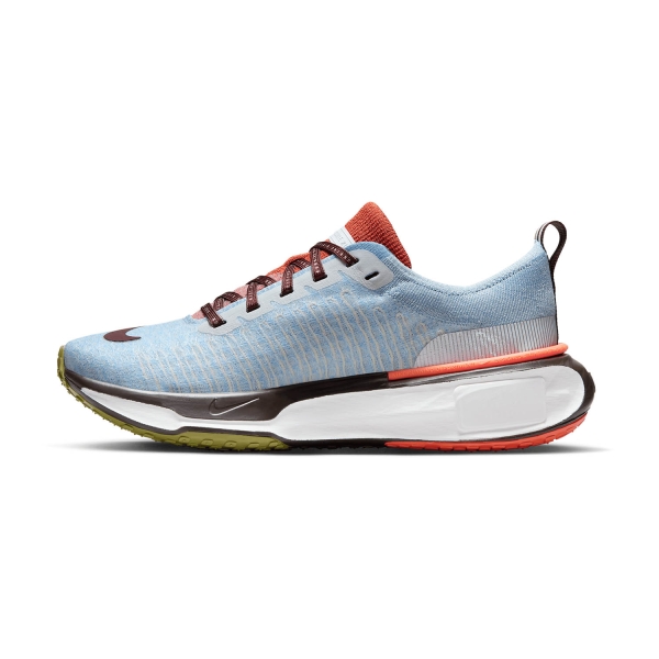 Nike ZoomX Invincible Run Flyknit 3 - Light Armony Blue/Earth/Cosmic Clay/White