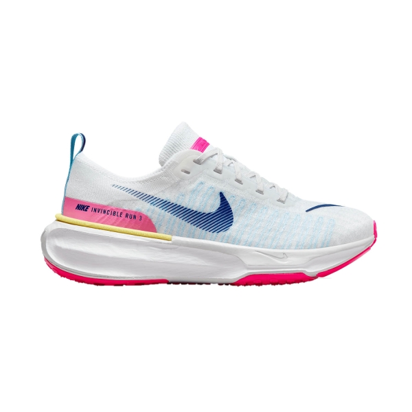 Zapatillas Running Neutras Mujer Nike Zoomx Invincible Run Flyknit 3  White/Deep Royal Blue/Photon Dust DR2660105