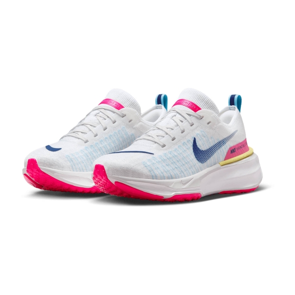 Nike ZoomX Invincible Run Flyknit 3 - White/Deep Royal Blue/Photon Dust