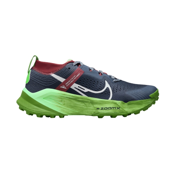 Scarpe Trail Running Donna Nike ZoomX Zegama Trail  Thunder Blue/Summit White/Chlorophyll DH0625403
