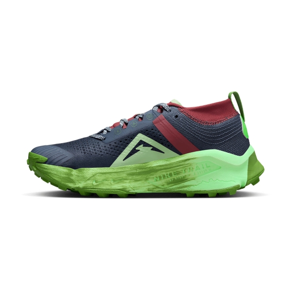 Nike ZoomX Zegama Trail - Thunder Blue/Summit White/Chlorophyll