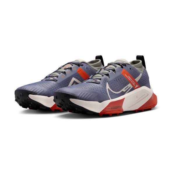 Nike ZoomX Zegama Trail - Light Carbon/Light Orewood Brown/Dragon Red