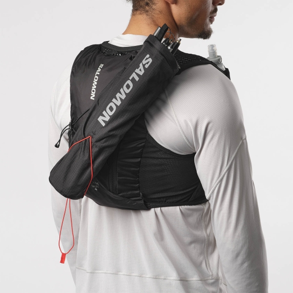 Salomon Active Skin 4 Set Mochilla - Black/Metal