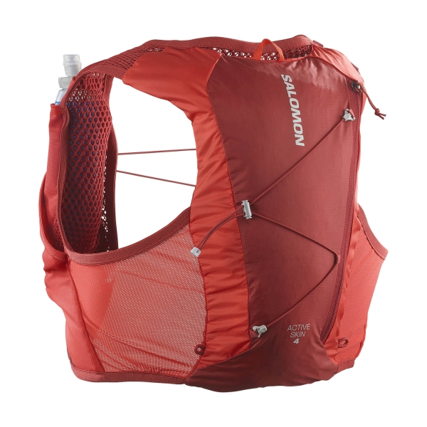 Salomon Active Skin 8 Set Zaino da Trail Running Red Dahlia