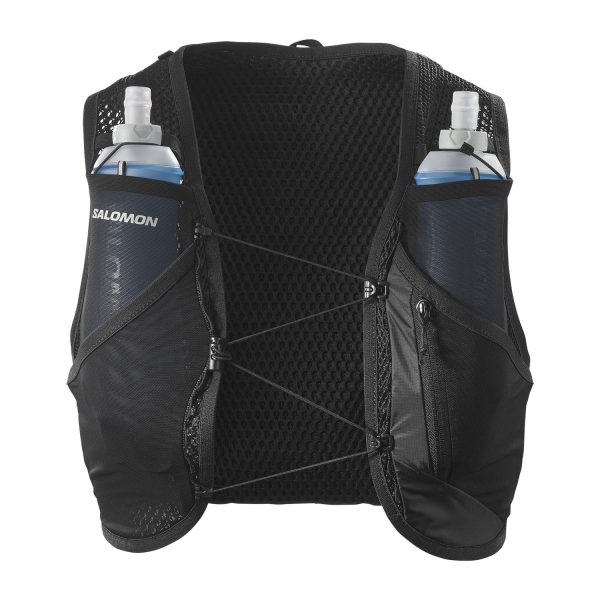 Salomon Active Skin 8 Set Mochilla - Black/Metal