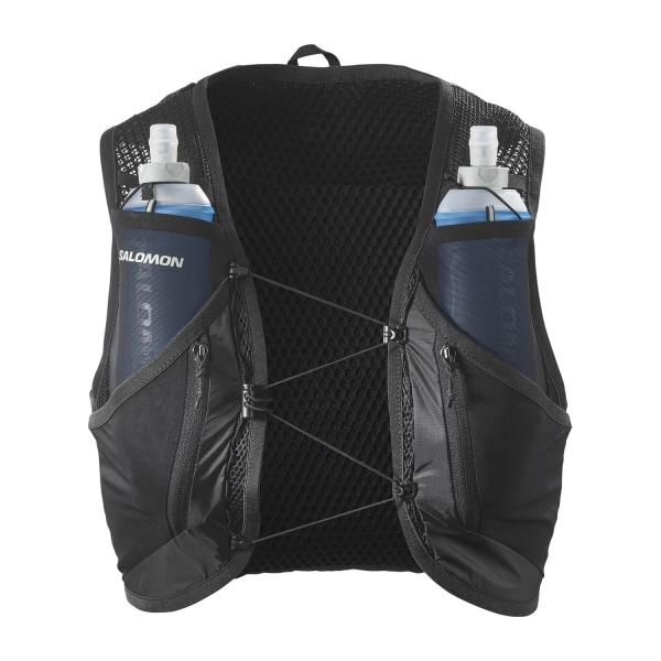 Salomon Active Skin 12 Set Backpack - Black/Metal