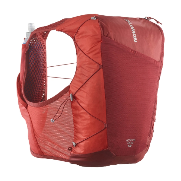 Salomon Active Skin 12 Set Backpack - Red Dahlia/High Risk Red