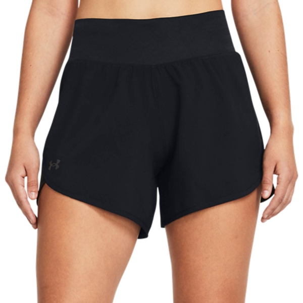 Women's Running Shorts Under Armour Fly By Elite 5in Shorts  Black/Reflective 13832420001