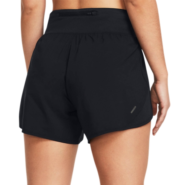Under Armour Fly By Elite 5in Shorts - Black/Reflective