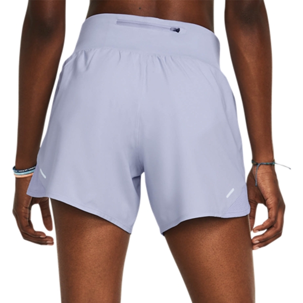 Under Armour Fly By Elite 5in Shorts - Celeste/Reflective
