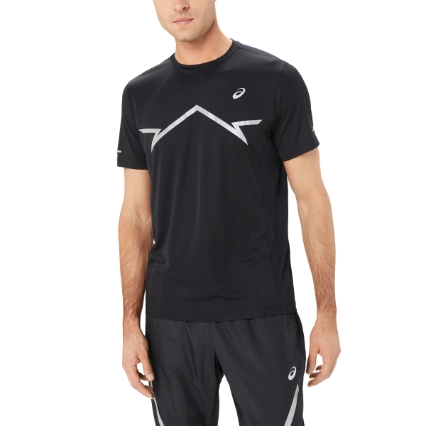 Men's Running T-Shirt Asics Lite Show TShirt  Performance Black 2011D026001