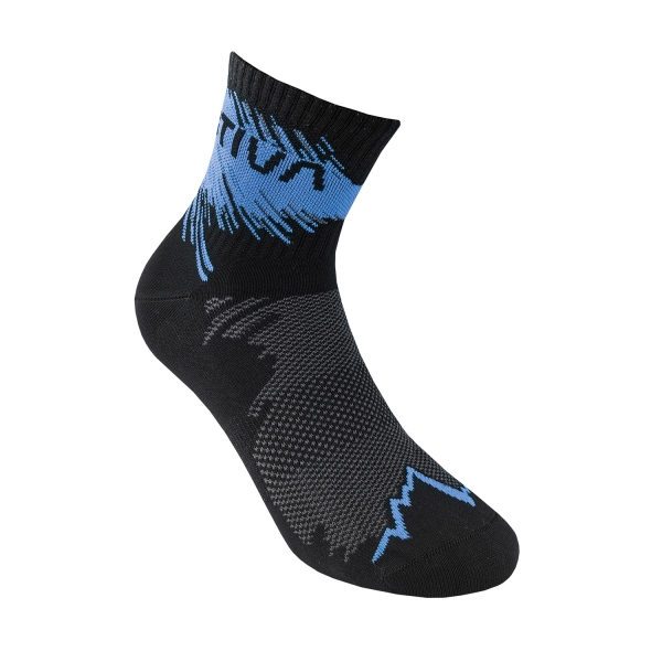 Running Socks La Sportiva Coolmax Socks  Black/Lagoon 69Z999638