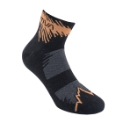 La Sportiva Fast Calze - Black/Papaya