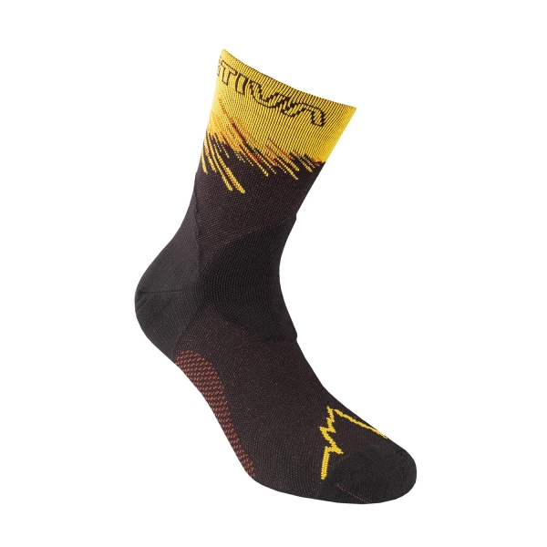 Calze Running La Sportiva Performance Calze  Black/Yellow 79A999100