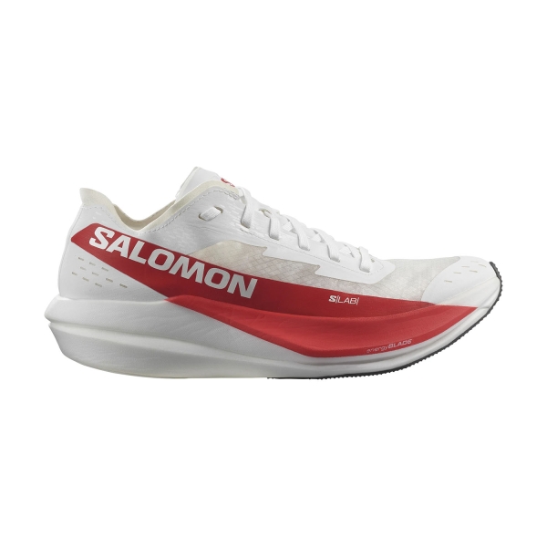 Men's Performance Running Shoes S/LAB Phantasm 2  White/High Risk Red L47276600
