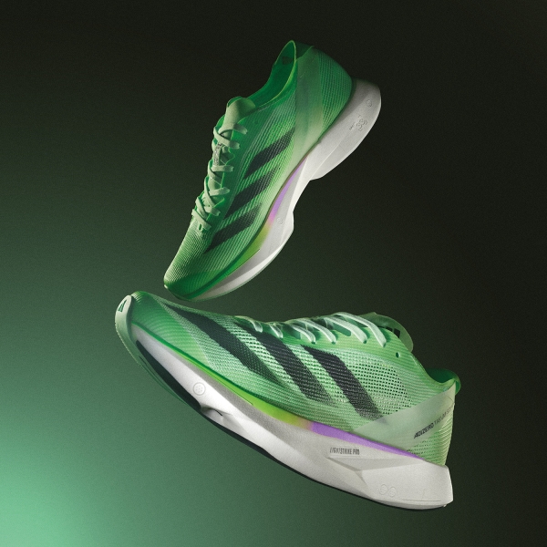 adidas Adizero Takumi Sen 10 - Green Spark/Aurora Met/Lucid Lemon