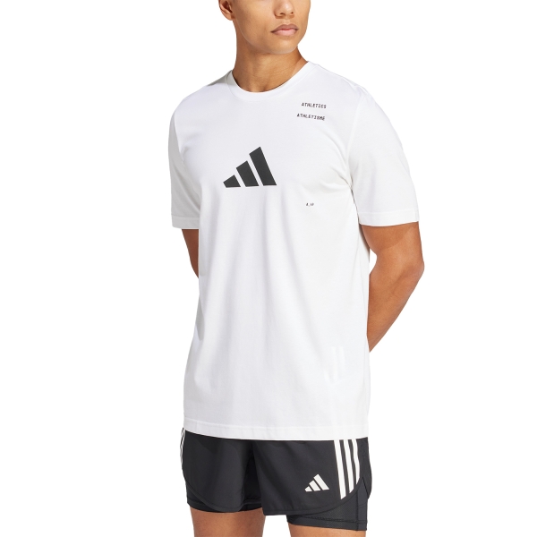 Camisetas Training Hombre adidas Athlete Camiseta  White IY2446