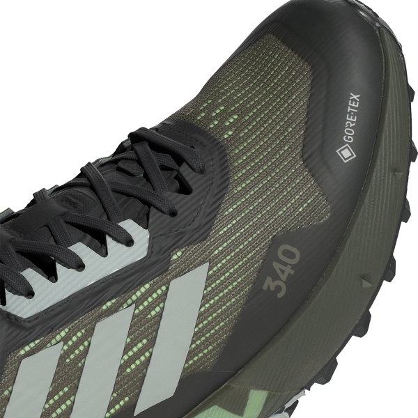 adidas Terrex Agravic Flow 2 GTX - Olive Strata/Wonder Silver/Green Spark