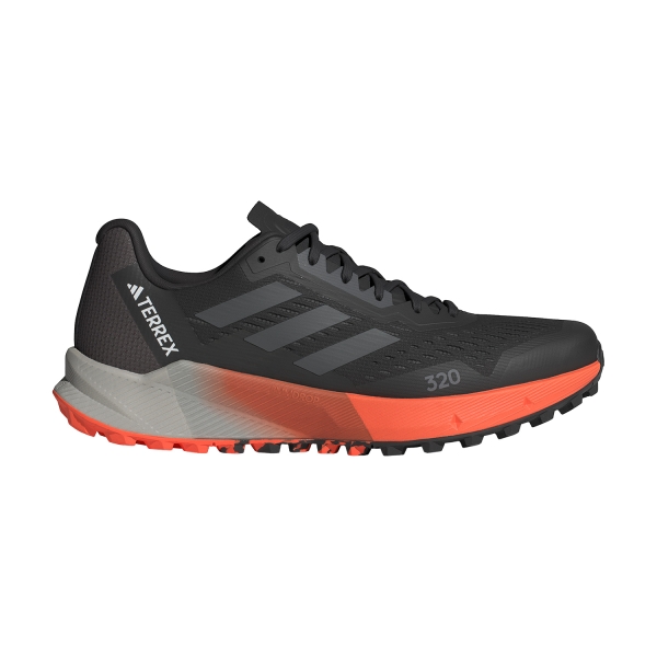 Men's Trail Running Shoes adidas Terrex Agravic Flow 2  Core Black/Grey Four/Impact Orange IG8018