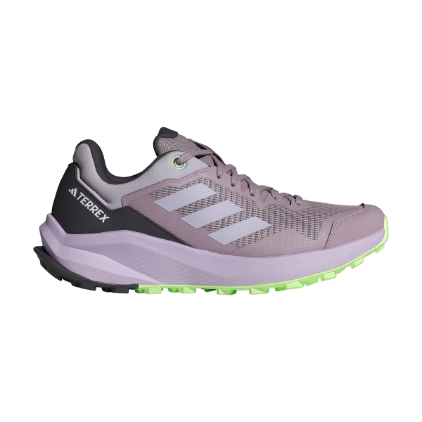 Women's Trail Running Shoes adidas Terrex Trailrider  Preloved Fig/Silver Dawn/Green Spark ID2508