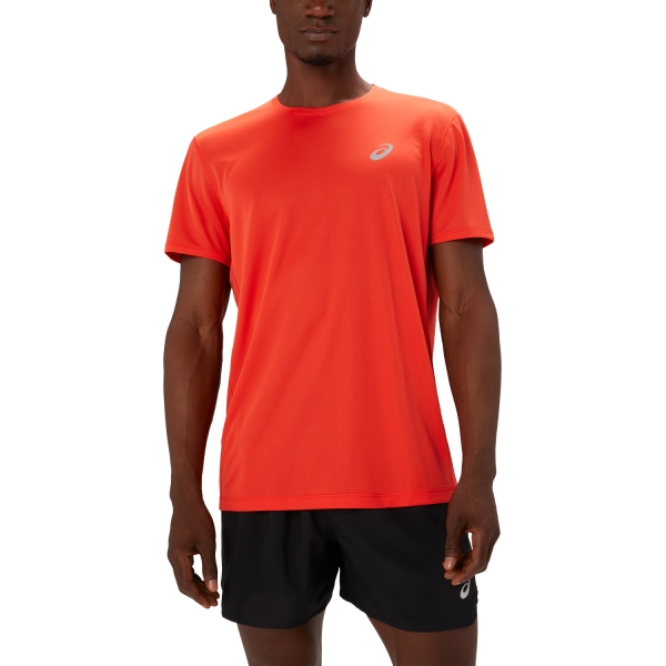 Men's Running T-Shirt Asics Core Knit TShirt  True Red 2011C341601