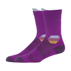 Asics Fujitrail Socks - Blackberry/Saffron