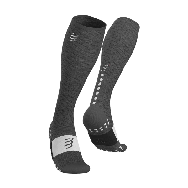 Calcetines Running Compressport Full Recovery Calcetines  Grey Melange SU00024B101