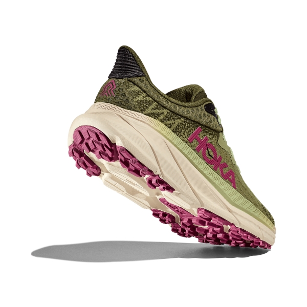 Hoka Challenger 7 Wide - Forest Floor/Beet Root