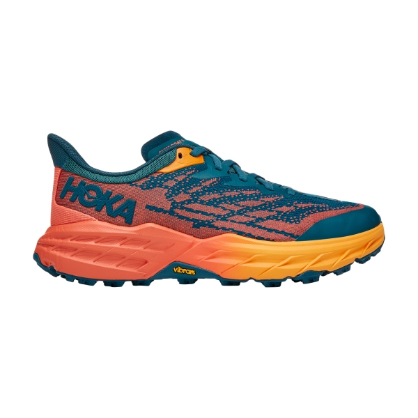Women's Trail Running Shoes Hoka Speedgoat 5 Wide  Sunlit Ocean/Night Sky 1123160BCCML
